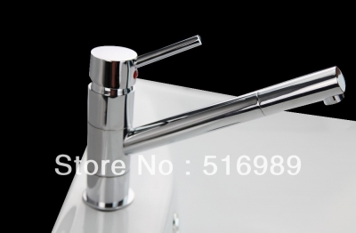 kitchen sink mixers polished chrome finish swivel faucet taps deck mounted mak129 [bathroom-mixer-faucet-1824]