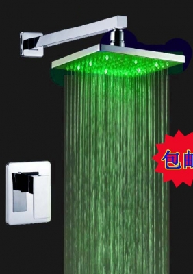 led temperature sensor color changing chrome shower thermostatic faucet mixer tap torneira chuveiro faucets,mixers & taps