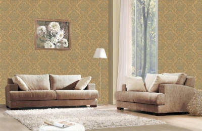ls-8109 roll luxury classic white damask on gold beige lines backgound wallpaper roll living room bedroom backdrop wallpaper [wallpaper-9249]