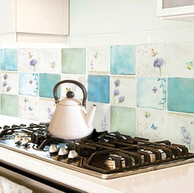 modern waterproof kitchen wallpaper washable wall paper adhesive kitchen tiles stickers