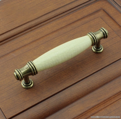 001ab 96mm green bronze vein ceramic door handle/ ambry drawer door knob [Door knobs|pulls-1336]