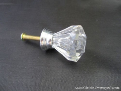 10pc clear crystal diamond cabinet drawer knob cupboard wardrob door pull handle [Door knobs|pulls-83]