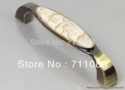 16mm european-style marble ceramic handle cabinet furniture door drawer wardrobe bronze handle [Door knobs|pulls-641]