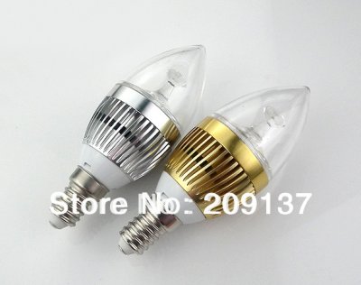 3*3w epistar chip e27 e14 e12 cool/warm white high power led candle light bulb lamp