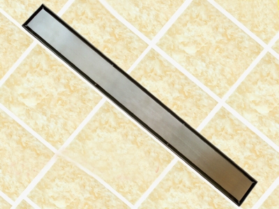 304 stainless steel long drain 60cm large-traffic rectangle floor waste grate sanitary floor drain dr088