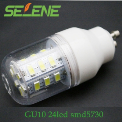 5pc led light lamps 9w gu10 led light 5730 gu10 ac220v-240v energy efficient corn bulbs led bulb gu10 5730 24leds lamp 5730 smd