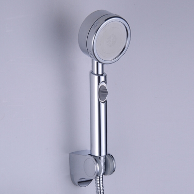 abs chrome bathroom shower hand shower head with switch spout shower functionb chuveiro banheiro ducha th022-a