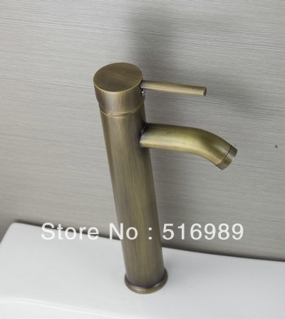 bathroom antique brass centerest sink faucet vessel single handle mixer tap hejia46
