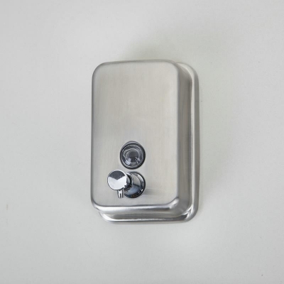 e_pak hello polishing chrome finish stainless steel hand soap dispenser, washroom metal liquid soap dispenser 5730/5
