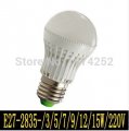 e27 led lamp 2835smd 3w 5w 7w 9w 12w 15w ball bulb ac 220v 230v cold white/warm white light spotlight high brightness zm00656