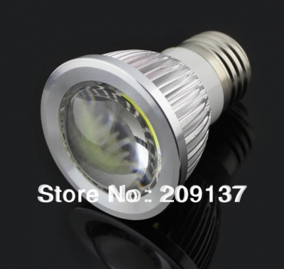 high power dimmable/non-dimmable e27 gu5.3 gu10 5w cob led spot light bulb white/warm white led downlight lamp 110-240v