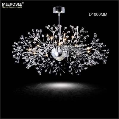 large 15 lights glass chandelier lighting floral french vintage glass lustre light suspension lamp md2396 d1000mm h600mm