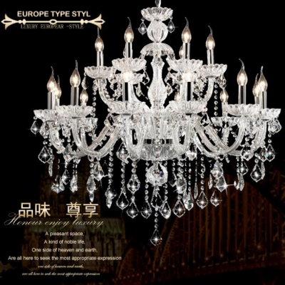 large crystal chandelier 18 arms luxury crystal light chandelier fashion chandelier crystal light modern large chandelier light [chandeliers-2315]