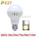 led bulb lamp e27 3w 5w 7w 9w 12w led bulb light 360 degree warm white 220-240v whole led spotlight zm00432