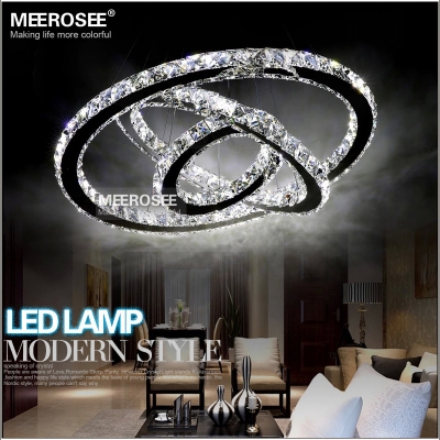 led pendant lights modern led lamp diamond rings led crystal lighting dinning living room lustre kroonluchters pendant lamp