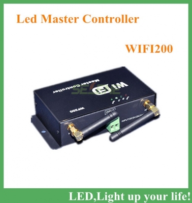 led wifi master controller, led wifi multi point controller operated by ios, android system mobile, dc5-24v wf200 ,10 pcs/lot