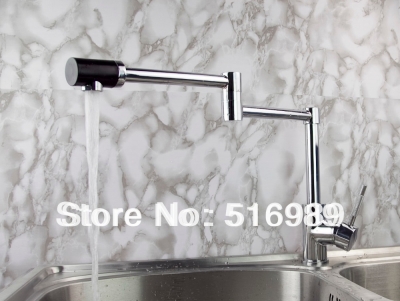 new brass chrome mixer water tap kitchen sinks faucet bathroom swivel faucet hejia136