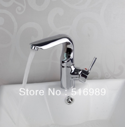new chrome /cold drinking water basin kitchen/bathroom mixer tap faucet deck mount single handle wash basin tree769
