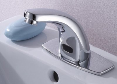 new style single &cold tap automatic sensor faucet bathroom inductive basin sink water tap af007 [basin-faucet-76]