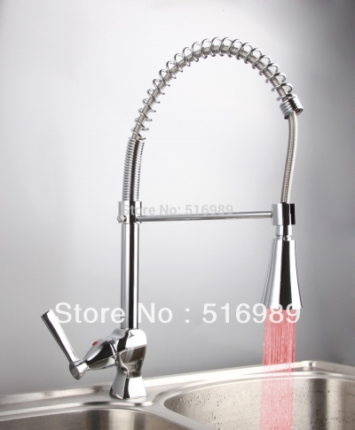 sell new basin sink vessel mixer taps chrome kitchen led faucets ds-8087 [kitchen-led-4218]