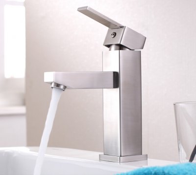 sus 304 stainless steel basin faucet nickle single holder mixer basin mixer basin tap 336 [basin-faucet-85]