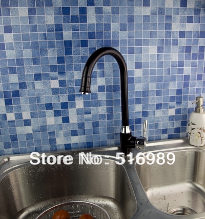 swivel 360 deck mount single handle wonderful brand oil rubbed bronze basin kitchen sink mixer tap faucet bree112 [kitchen-led-4247]