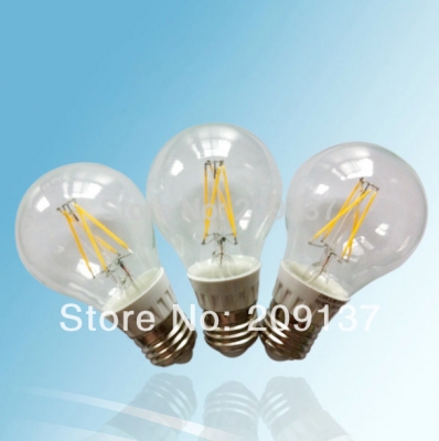 whole 10pcs/lot 6w filament bulb led 110lm/w 360degree angle e27