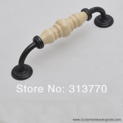 128mm ceramic furniture handle furniture hardware cabinet handle [Door knobs|pulls-2677]