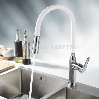 2014 new design russian style pull down kitchen faucet for granite sink