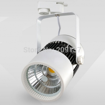 20w integration led track light for store/shopping mall lighting lamp color optional white/black spot light 10pcs