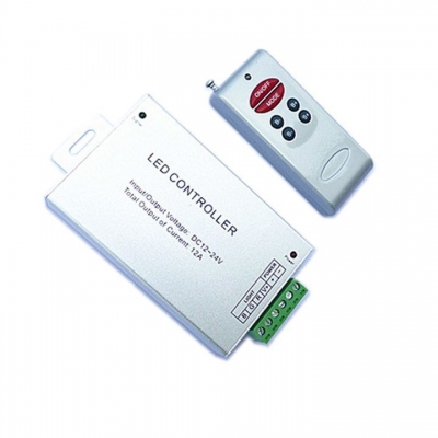 4set/lot 144w dc12v aluminum rgb 6 key wireless remote rf controller for led strip 5050 3528 control [led-controller-5006]