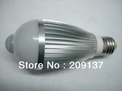 7w 14w e27 b22 85-260v led infrared motion sensor white light bulb lamp motion led bulb voice control sensor light