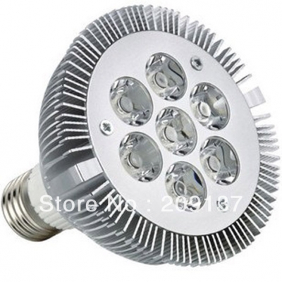 7x3w e27 led light par30 led lamp bulbs e27 par30 spotlight cool white|warm white 100v-240v by express 80pcs/lot [par20-par30-par38-7812]