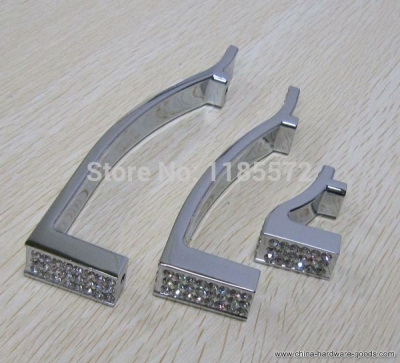 96mm crystal cabinet handles/drawer handles/furniture handles/drawer knobs [Door knobs|pulls-556]