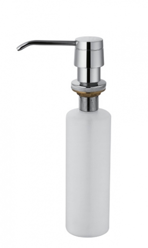 brass head plastic bottle kitchen sink replacement soap lotion sanitizer dispenser