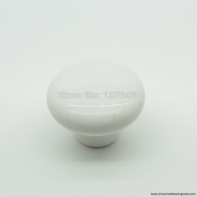 bright finish10pcs 504 large white round ceramic knobs and pulls 43g for cabinet kitchen cupboard drawers and dressers