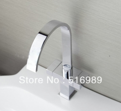 chrome faucet kitchen / bathroom mixer tap single handle kjiln061636 [kitchen-mixer-bar-4306]