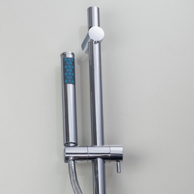 hello wall mounted shower set torneira 8" abs shower handheld bathroom rainfall 50109 bathtub chrome sink tap mixer faucet
