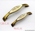 hole space128mm antique brass zinc alloy with ceramic drawer cabinet wardrobe furniture handles pulls knobs 8074a