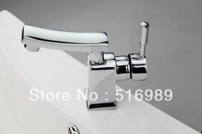 imperial crown new brand bathroom chrome deck mount single handle wash basin sink vessel torneira tap mixer faucet nb-041 [bathroom-mixer-faucet-1820]