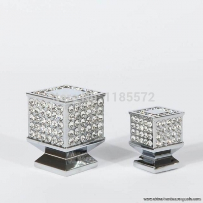 l30xw30xh40 crystal glass furniture cabinet dresser knob and handle drawer wardrobe knobs [Door knobs|pulls-703]