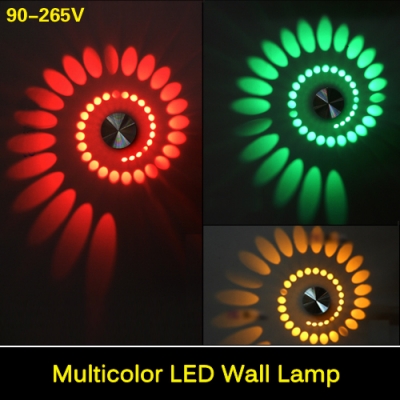 modern led wall lamp 85-265v 3w high power led novelty led lighting decroation home light bedroom dinnding room ktv wall lights