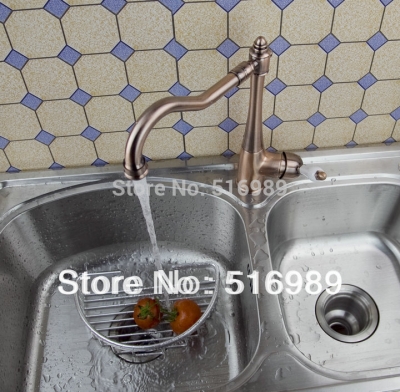 new antique copper brass swivel 360 spray brass water tap sink kitchen torneira cozinha tap mixer faucetbree1125 [antique-copper-1240]