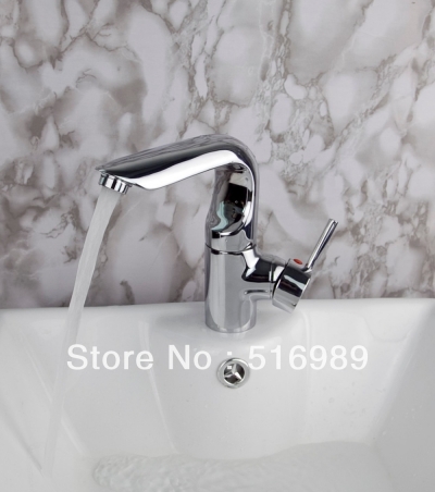 polished new chrome plated water taps basin kitchen wash basin faucet with &cold tree767
