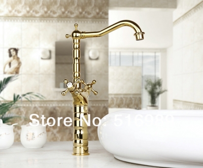 unique model deck mounted golden bathroom bathtub tap faucet mixer 8631k [golden-3897]