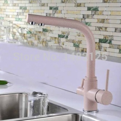 water saver filter inoxs para torneira robinet single handle granfests 3 way water filter tap sand beige color kitchen faucet [kitchen-faucet-4197]