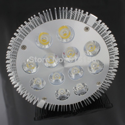 10pcs/lot par38 e27 led 24w 12x2w dimmable spotlight pure white/warm white ceiling light bulb lamp whole