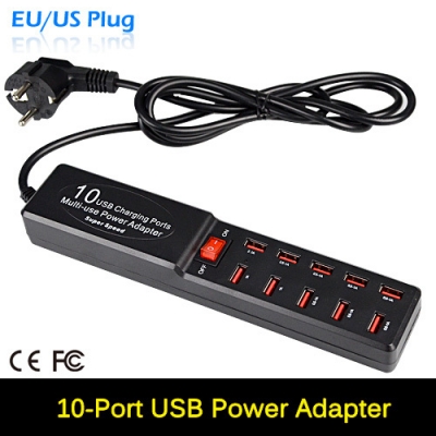 2015 super speed 10 port multi-use power adapter usb charger 8a output usb wall charger travel ac charger for phone tablet [usb-chargers-8930]
