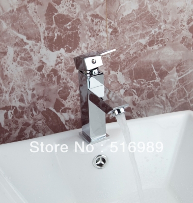 bathroom faucet chrome widespread vessel single holes/handles cold/ tap utree187