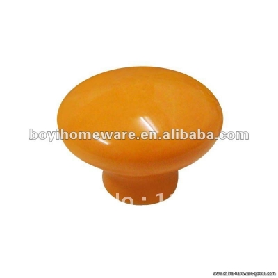 colored ceramic knobs handles whole and retail discount 100pcs/lot r orange